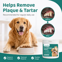 Dental Finger Wipes for Dogs & Cats